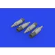 Eduard Accessories UB-32 rocket launchers 1/48 - fegyverzetkiegészítő