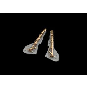  Eduard Accessories Fw 190A-7 undercarriage legs BRONZE 1/48 - futómű-részletező készlet