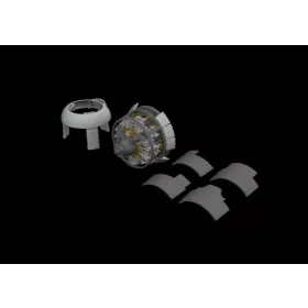   Eduard Accessories FM-1 engine PRINT - 3D nyomtatott motorkészlet