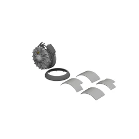   Eduard Accessories FM-2 engine PRINT 1/48 - 3D nyomtatott motorkészlet