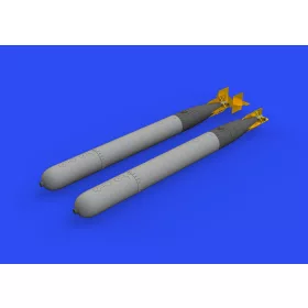   Eduard Accessories Italian WWII torpedo A.130 1/48 - olasz II. világháborús A.130 torpedók – 2 db