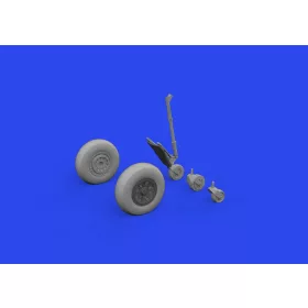   Eduard Accessories TBF/TBM wheels w/smooth tire 1/48 ACADEMY - kerékkészlet