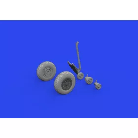   Eduard Accessories TBF/TBM wheels w/pattern 1/48 ACADEMY - kerékkészlet