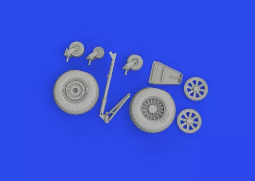 Eduard Accessories TBF/TBM wheels w/pattern 1/48 ACADEMY - kerékkészlet