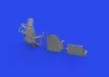 Eduard Accessories TBF seats PRINT 1/48 ACADEMY - 3D nyomtatott ülések