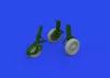 Eduard Accessories J-35 Draken wheels Type 2 1/48 HASEGAWA - kerékkészlet