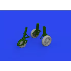   Eduard Accessories J-35 Draken wheels Type 2 1/48 HASEGAWA - kerékkészlet