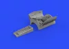 Eduard Accessories F-16C wheel bays early PRINT 1/48 KINETIC - futóműakna-részletező készlet