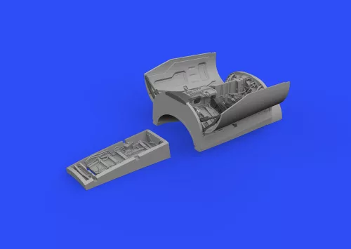 Eduard Accessories F-16C wheel bays early PRINT 1/48 KINETIC - futóműakna-részletező készlet