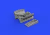 Eduard Accessories F-16C wheel bays early PRINT 1/48 KINETIC - futóműakna-részletező készlet