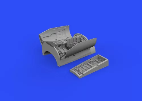 Eduard Accessories F-16C wheel bays early PRINT 1/48 KINETIC - futóműakna-részletező készlet