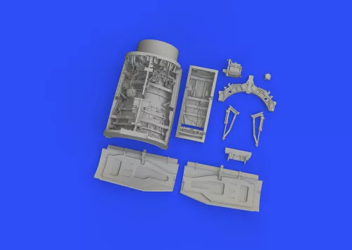 Eduard Accessories F-16C wheel bays early PRINT 1/48 KINETIC - futóműakna-részletező készlet