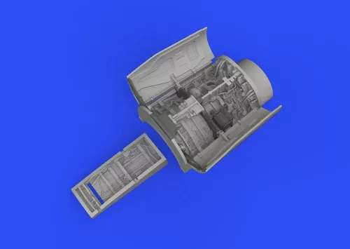 Eduard Accessories F-16C wheel bays early PRINT 1/48 KINETIC - futóműakna-részletező készlet