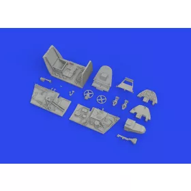   Eduard Accessories Bf 109G-10 WNF cockpit PRINT 1/48 EDUARD - cockpitkészlet