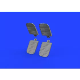   Eduard Accessories Su-25 airbrakes early PRINT 1/48 ZVEZDA - Su-25 légfékek korai – kormányfelület-részletező készlet