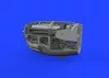 Eduard Accessories P-38J right engine PRINT 1/48 TAMIYA - jobb oldali 3D nyomtatott motorkészlet