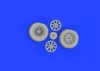Eduard Accessories F4U wheels 1/48 MAGIC FACTORY - kerékkészlet