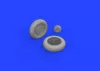 Eduard Accessories F4U wheels 1/48 MAGIC FACTORY - kerékkészlet