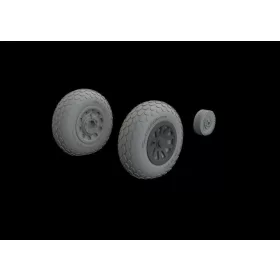   Eduard Accessories P-51B/C wheels oval tread  EDUARD - kerékkészlet