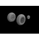 Eduard Accessories P-51B/C wheels oval tread  EDUARD - kerékkészlet