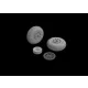 Eduard Accessories P-51B/C wheels cross tread EDUARD - kerékkészlet