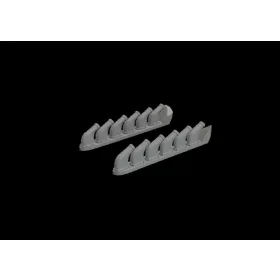   Eduard Accessories P-51B/C exhaust stacks  EDUARD - kipufogócsonkok