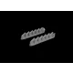 Eduard Accessories P-51B/C exhaust stacks  EDUARD - kipufogócsonkok