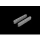 Eduard Accessories P-51B/C exhaust stacks w/fairing  EDUARD - kipufogócsonkok burkolattal