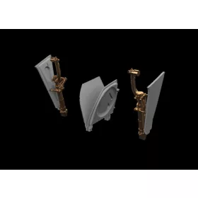   Eduard Accessories P-51B/C undercarriage legs BRONZE EDUARD - futómű-részletező készlet
