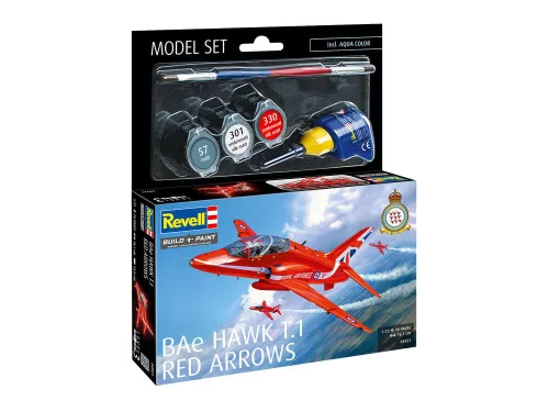 Revell Model Set BAe HAWK T.1 RED ARROWS – 1:72 repülőgép makett