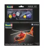 Revell Model Set EC135 AIR-GLACIERS – 1:72 helikopter makett