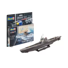   Revell Model Set German Submarine Type VII C/41 1:1200 tengeralattjáró makett 65154R