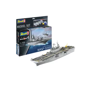  Revell Model Set US Navy Assault Carrier Wasp Class – 1:700 repülőgép-hordozó makett