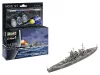 Revell Model Set Gneisenau – 1:1200 hadihajó makett