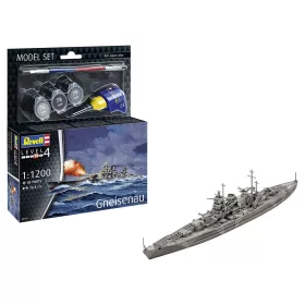 Revell Model Set Gneisenau – 1:1200 hadihajó makett