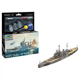   Revell Model Set HMS Duke of York – 1:1200 hadihajó makett