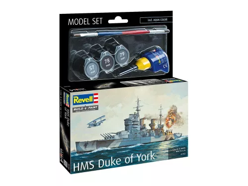Revell Model Set HMS Duke of York – 1:1200 hadihajó makett