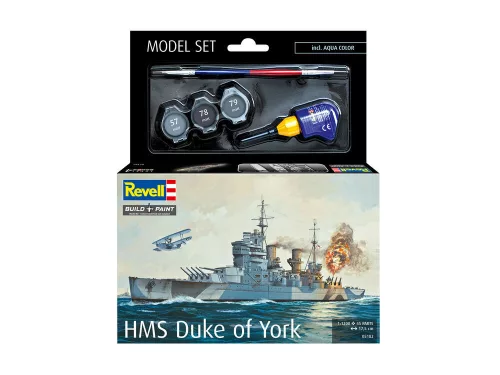 Revell Model Set HMS Duke of York – 1:1200 hadihajó makett