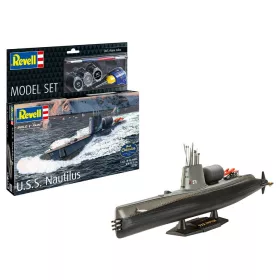   Revell Model Set U.S.S. Nautilus – 1:305 tengeralattjáró makett