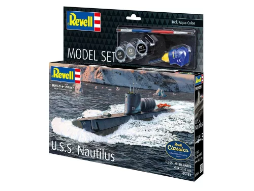 Revell Model Set U.S.S. Nautilus – 1:305 tengeralattjáró makett