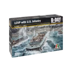 Italeri LCVP with U.S. INFANTRY 1:35 hajó makett 6524IT