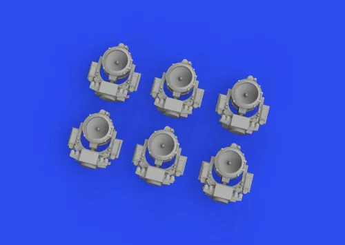 Eduard Accessories USN searchlights 36 inch PRINT 1/350 - Amerikai Haditengerészet 36 hüvelykes keresőfényszórói, 3D nyomtatott