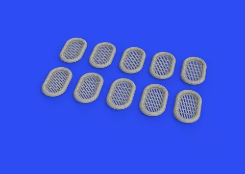 Eduard Accessories Carley float for 40 people - Type 2 PRINT - Carley mentőtutaj 40 fő részére, 2. típus – 3D nyomtatott
