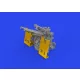 Eduard Accessories IJN Type 96 25mm AA gun (double) PRINT - 3D nyomtatott részletező készlet