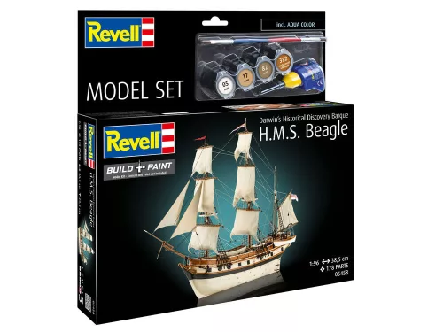 Revell Model Set HMS Beagle – 1:96 vitorláshajó makett
