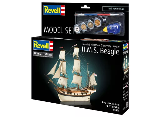Revell Model Set HMS Beagle – 1:96 vitorláshajó makett