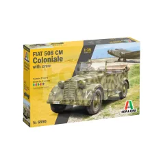   Italeri Fiat 508 CM Coloniale with Crew 1:35 harcjármű makett 6550IT