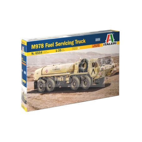 Italeri M978 FUEL SERVICING TRUCK 1:35 harcjármű makett 6554IT