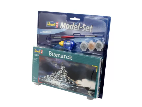 Revell Model Set Bismarck – 1:1200 hadihajó makett