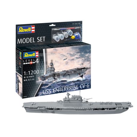 Revell Model Set USS Enterprise 1:1200 hajó makett 65824R